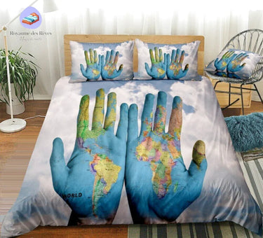 Housse de Couette Mains du Monde